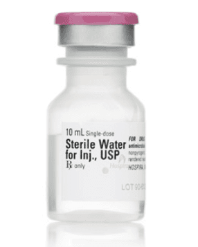10mL Sterile Water for Injection